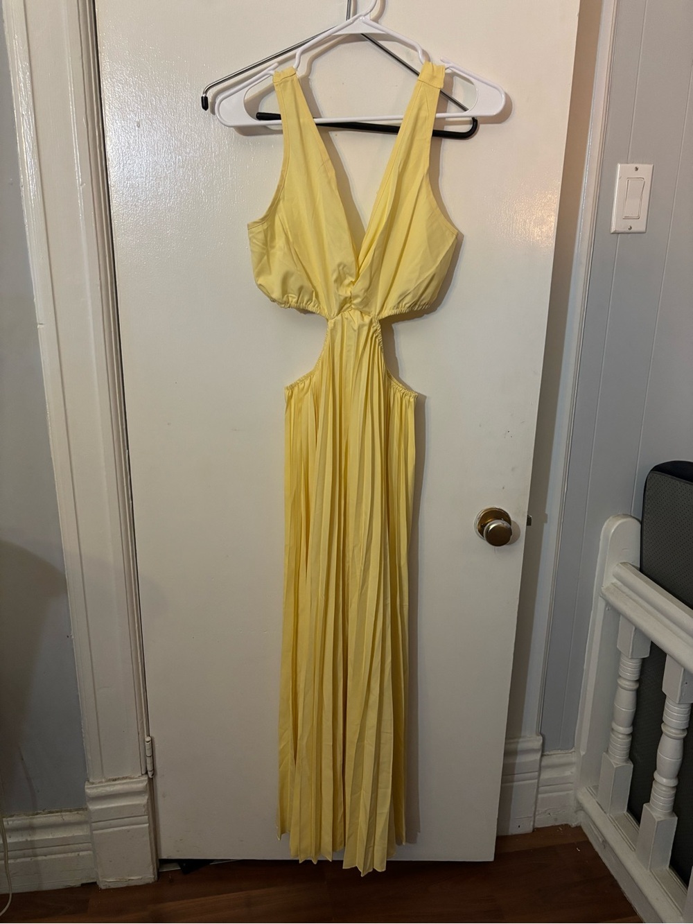 Yellow Cutout Maxi Dress - Elegant Summer Style